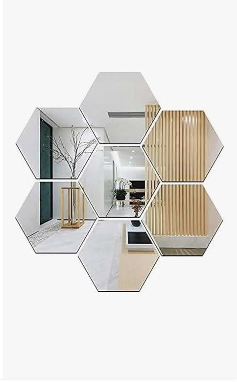 Acrylic Hexagon Mirror